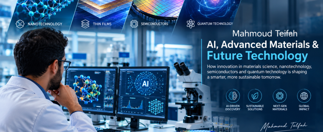 Mahmoud Telfah: How AI and Advanced Materials Are Shaping the Future of Technology